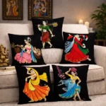 Stylish Digital Design Cushion Covers – Fancy Decorative Set (16x16 Inch, Set of 5)