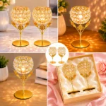 Luxury Crystal Decorative Container Set – Pack of 2