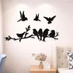 Flying Birds Tree Wall Decor – Decorative Wall Hanging for Living Room & Home Decor