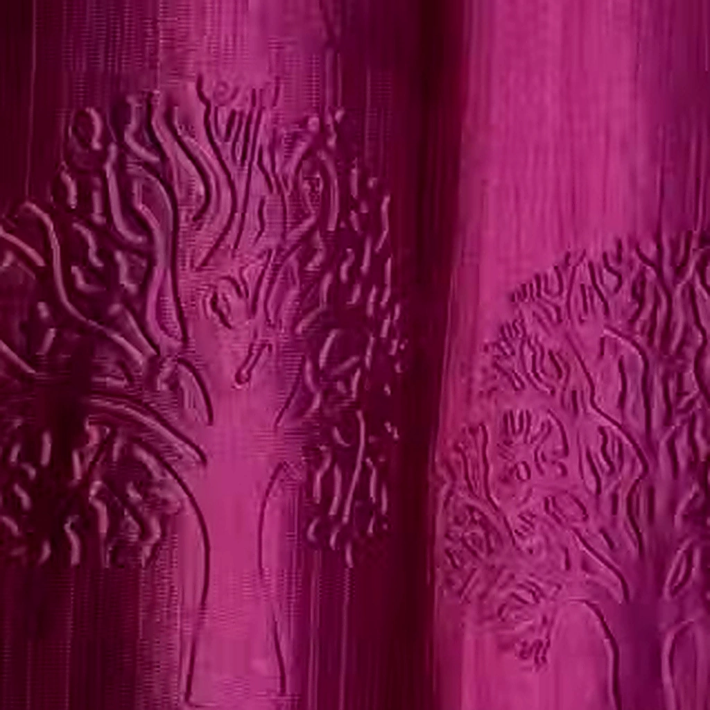 Tree Print Polyester Curtains – Pack of 2 | Decorative Window & Door Drapes for Home Decor