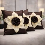 Luxury Silk Cushion Covers – Voguish, Stylish & Elegant Designer Set (40 cm, Set of 5) | Perfect Home Décor