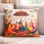 Luxury Quilted Cushion Covers – Soft European Fabric (16x16 Inch, Set of 2) | Premium Sofa Decor
