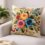 Premium Decorative Quilted Cushion Pillow Cover