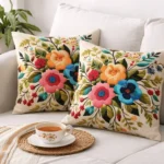 Premium Decorative Quilted Cushion Pillow Cover