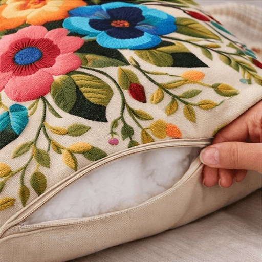 Premium Decorative Quilted Cushion Pillow Cover