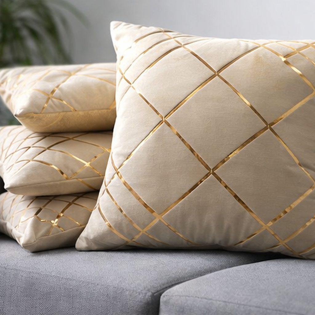 Elegant Living Cushion Covers Set - Muted Olive Brown